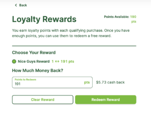 loyalty rewards points